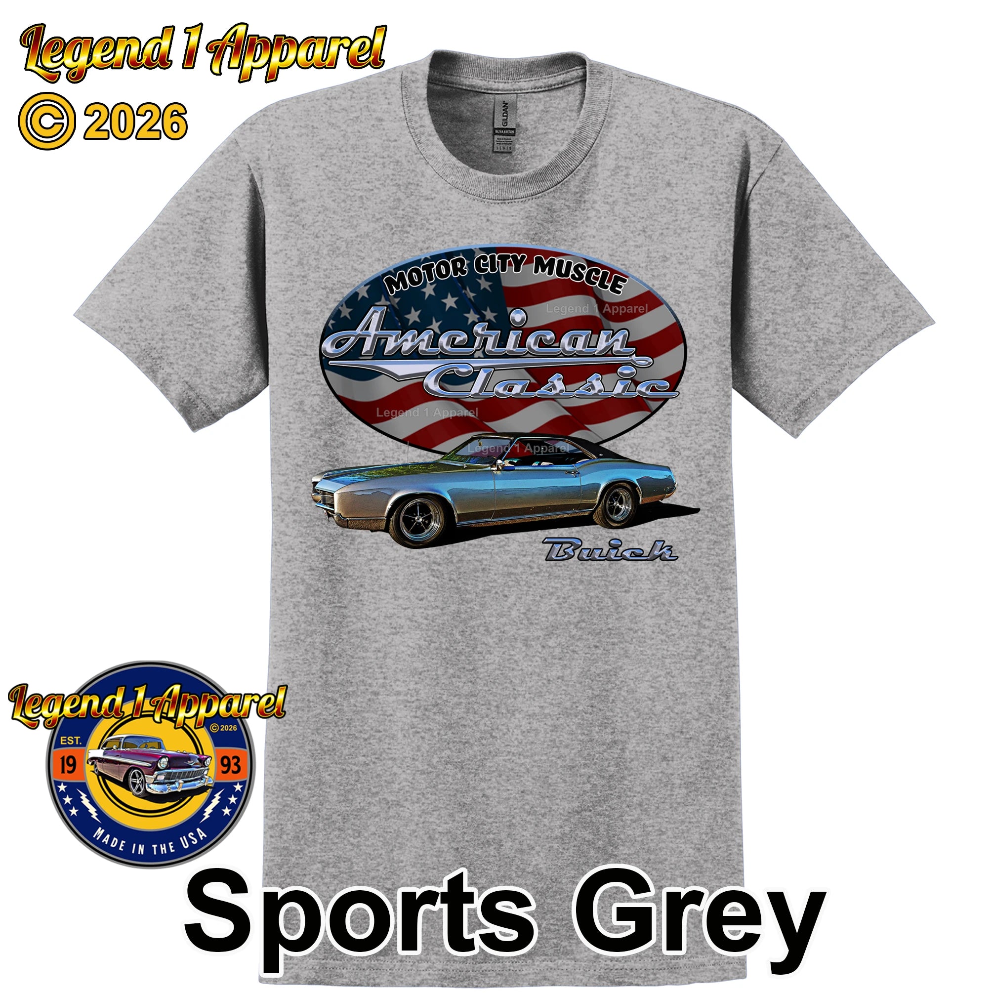 1967 Buick Riviera - American Classic Muscle Car T-shirt