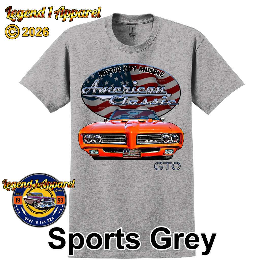 1969 Pontiac Judge GTO - American Classic Muscle Car T-shirt