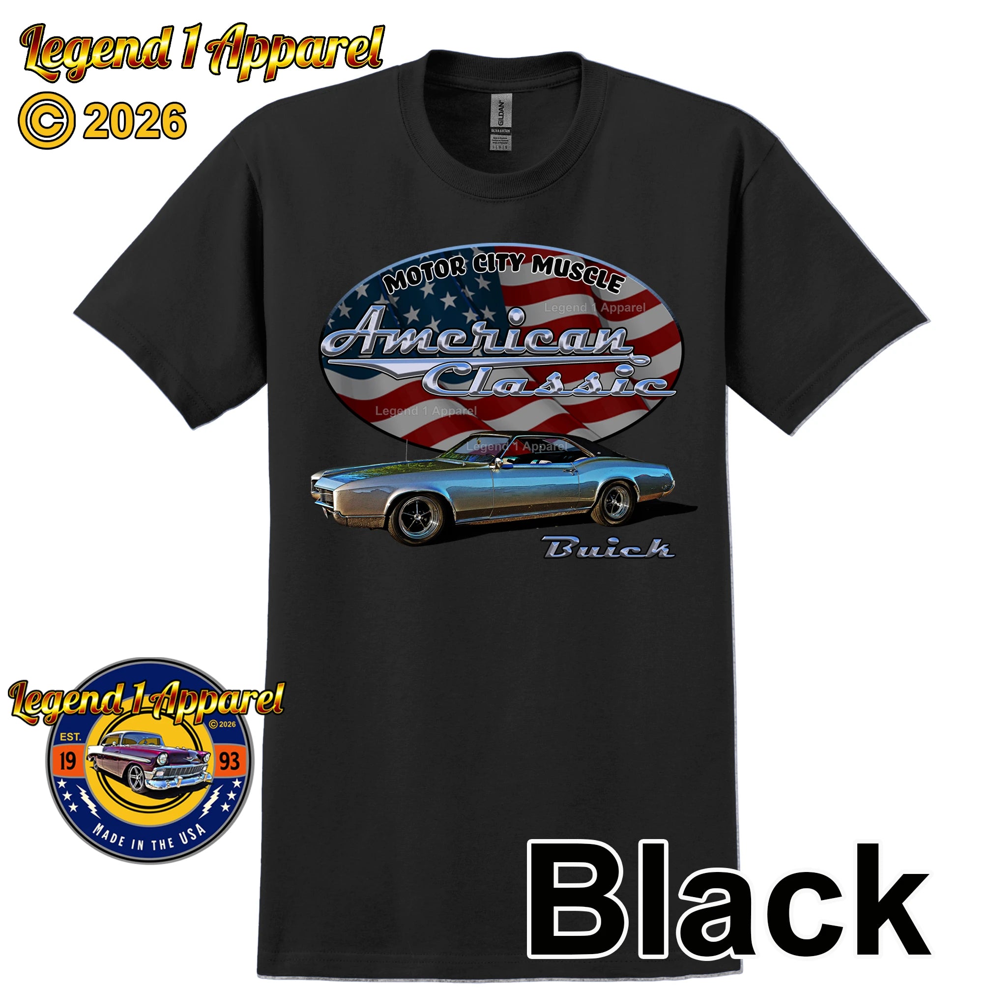 1967 Buick Riviera - American Classic Muscle Car T-shirt