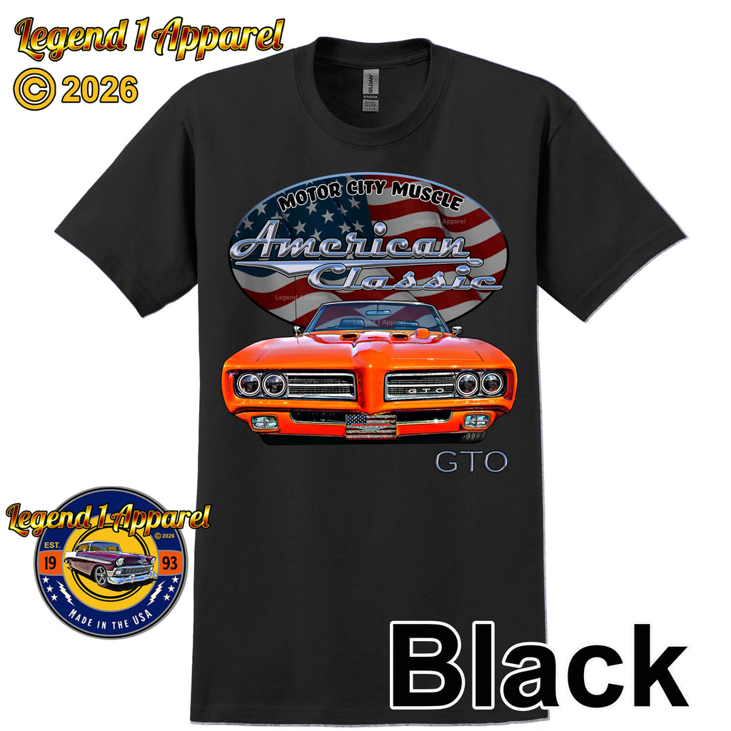 1969 Pontiac Judge GTO - American Classic Muscle Car T-shirt