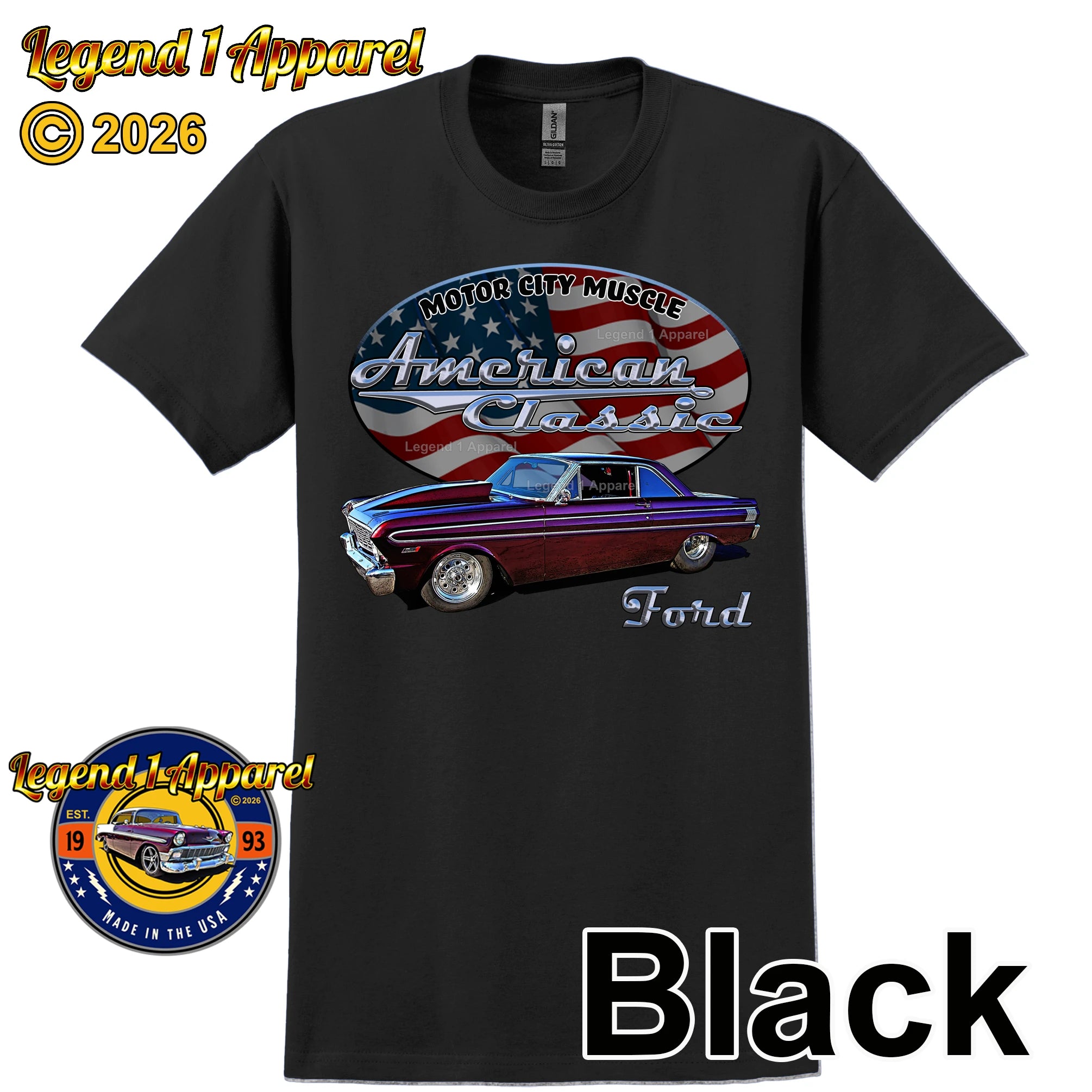 1964 Ford Falcon- American Classic Muscle Car T-shirt