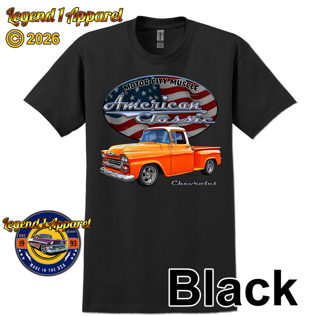 1958 Chevrolet Pick Up - American Classic Muscle Truck T-shirt