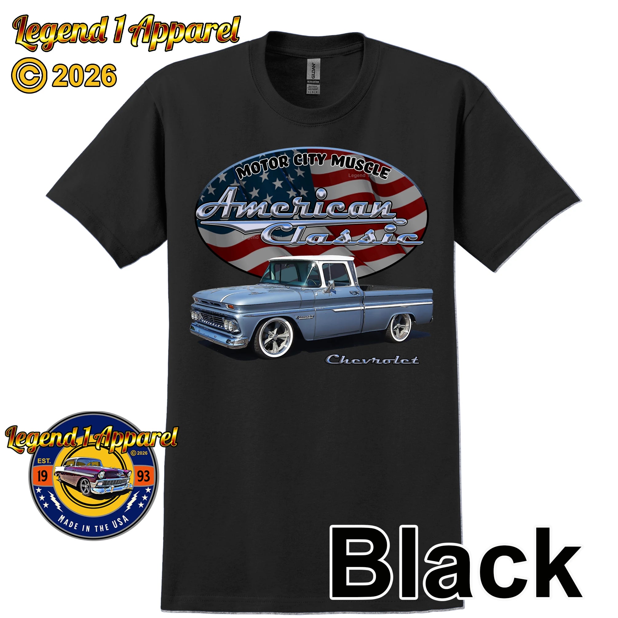 1960 Chevrolet Pick Up - American Classic Muscle Truck T-shirt