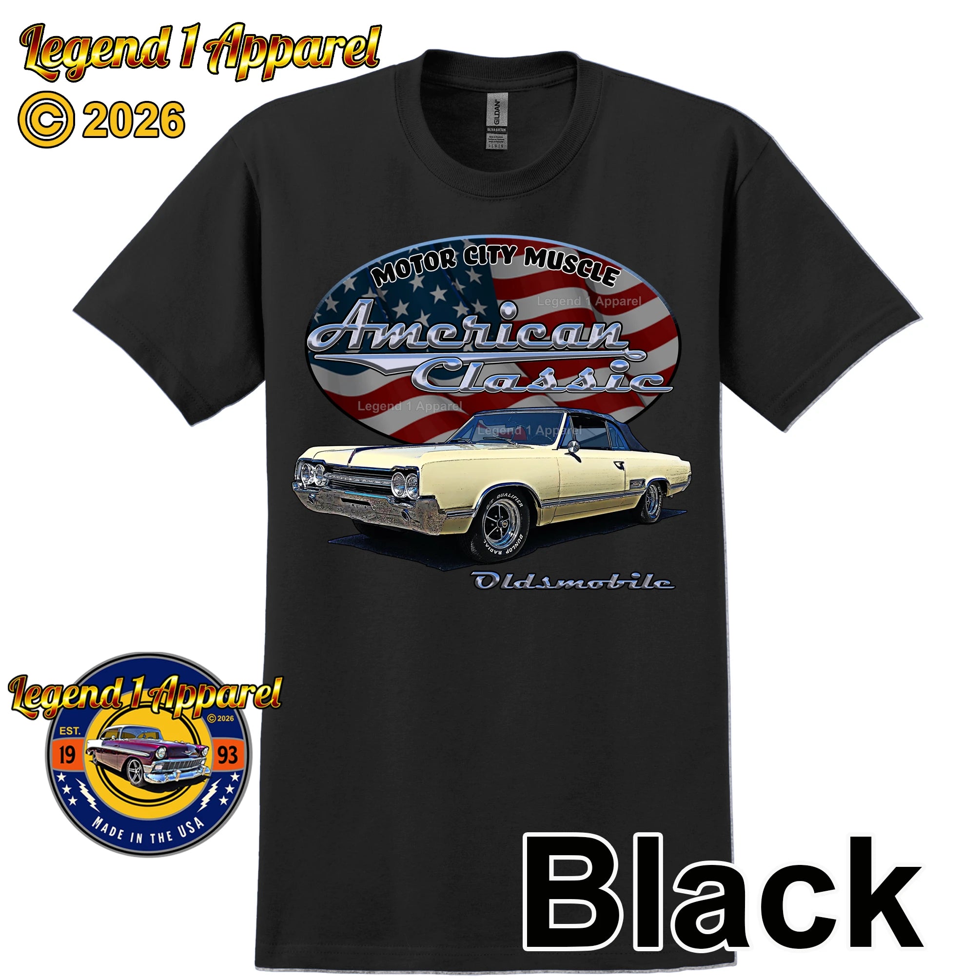 1965 Oldsmobile Cutlass 442 - American Classic Muscle Car T-shirt