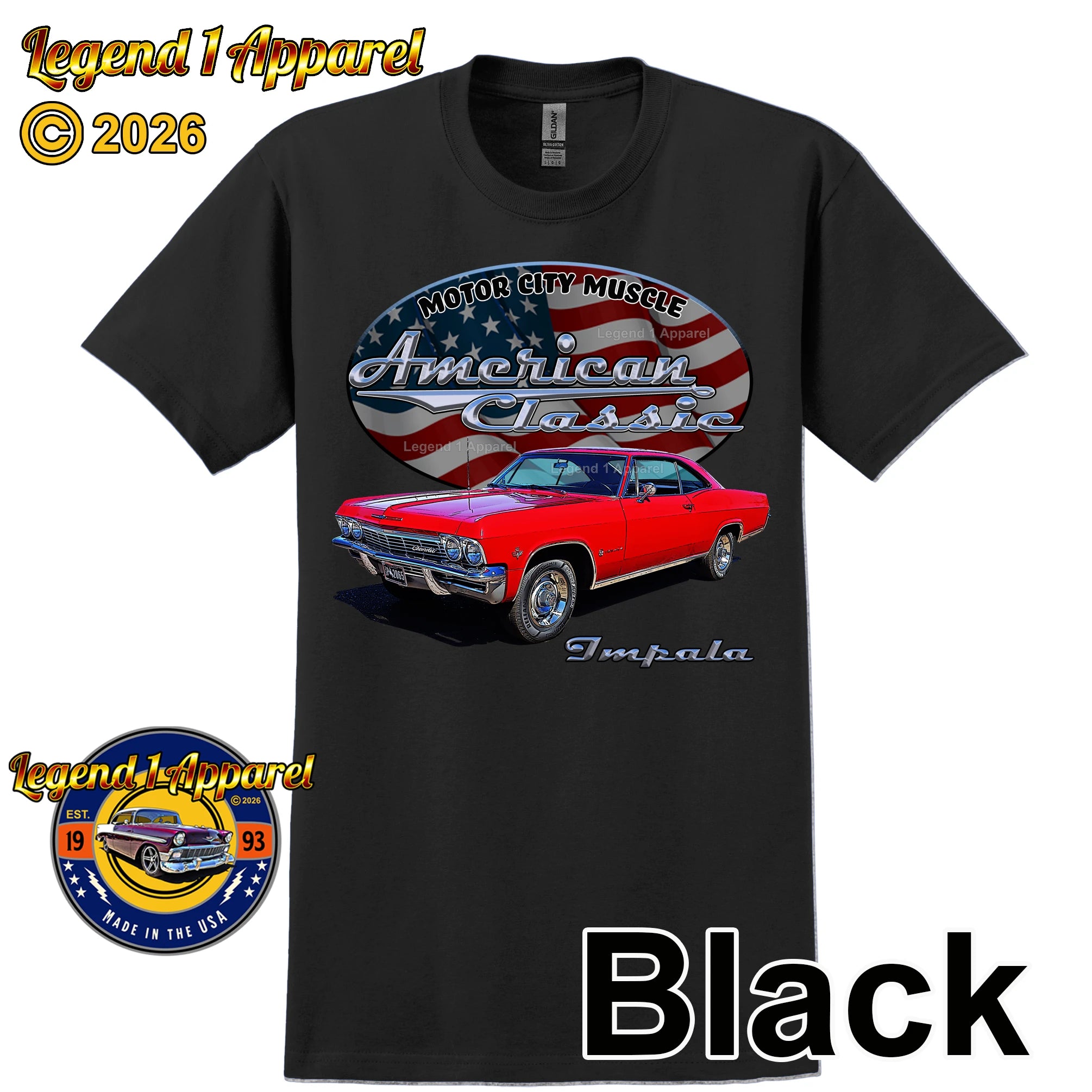 1965 Chevrolet Impala SS - American Classic Muscle Car T-shirt