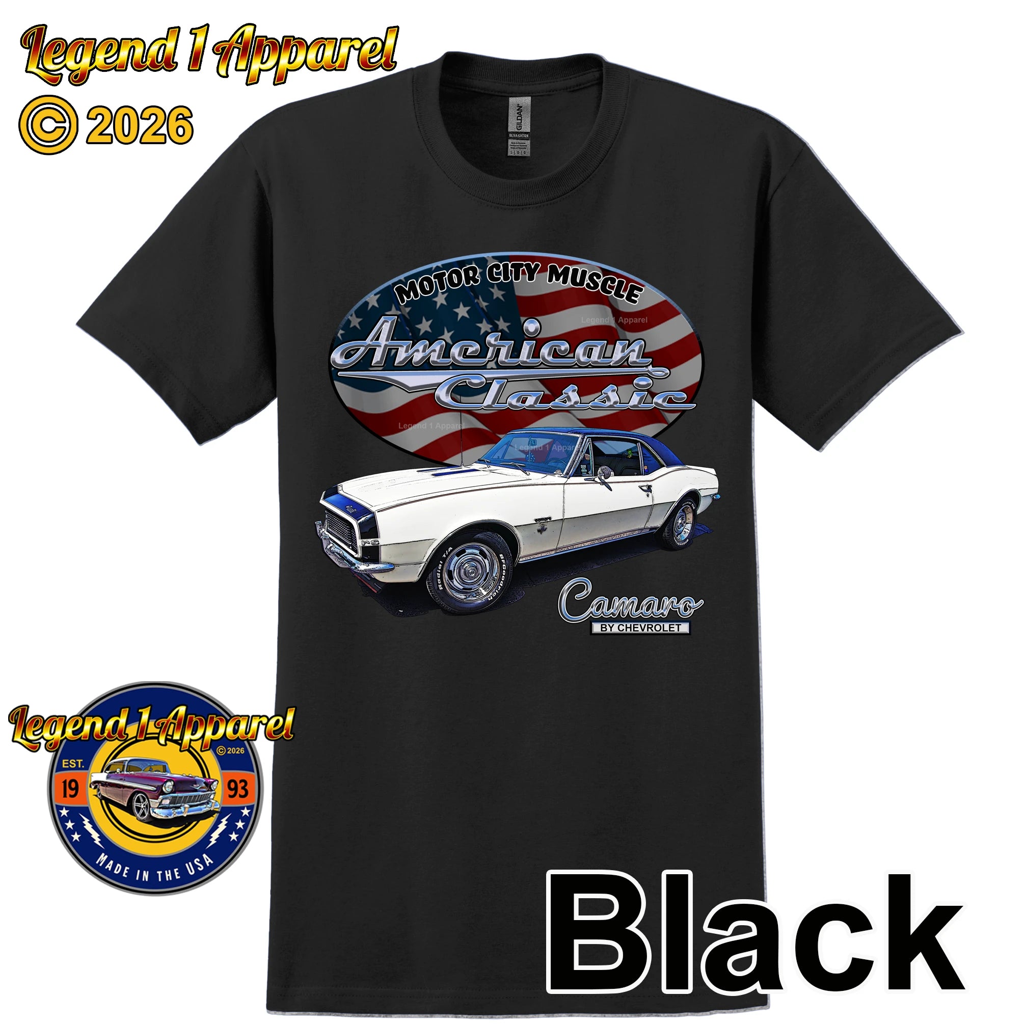 1967 Chevrolet Camaro - American Classic Muscle Car T-shirt