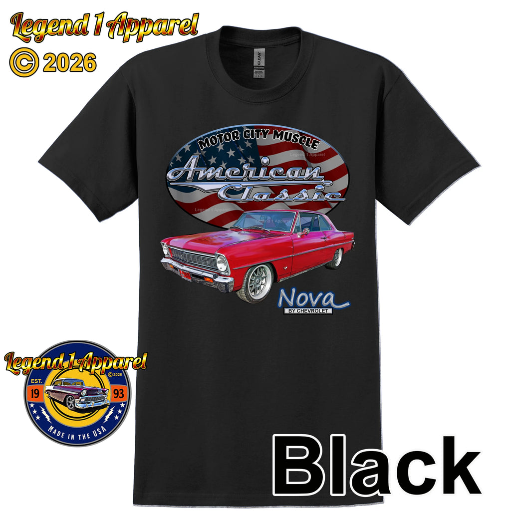 1966 Chevrolet Nova SS - American Classic Muscle Car T-shirt