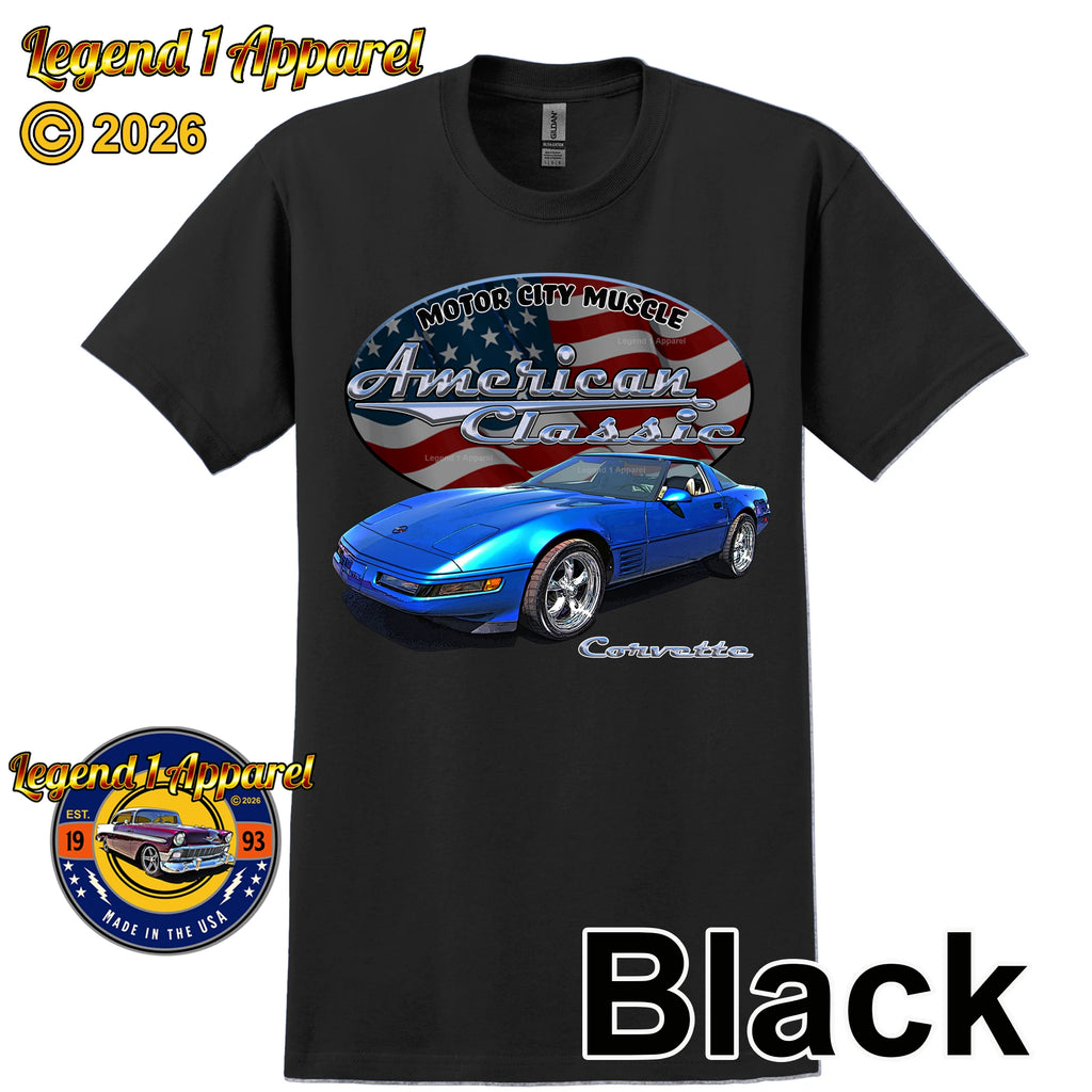 1992 Chevrolet C4 Corvette - American Classic Muscle Car T-shirt