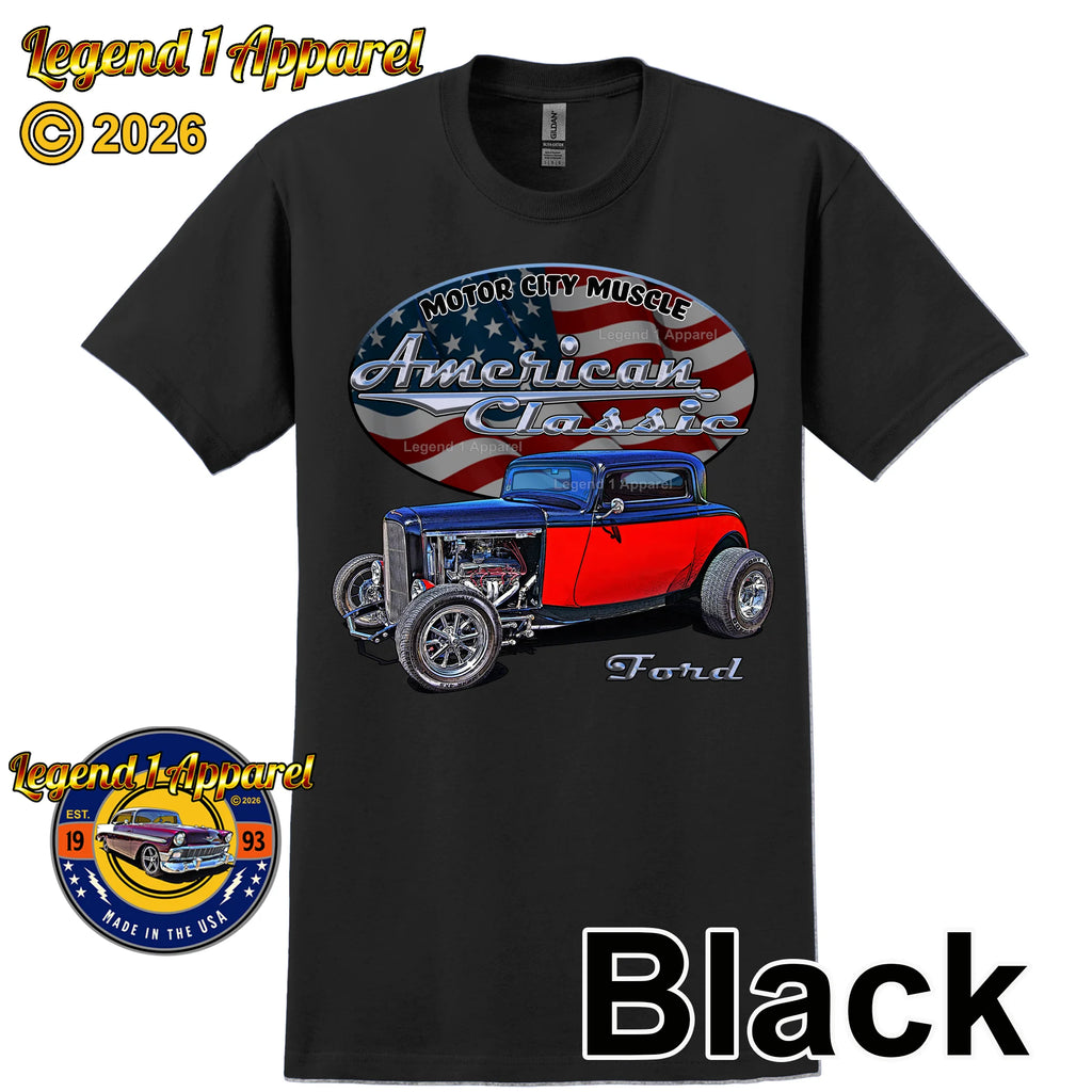1932 Ford Coupe - American Classic Muscle Car T-shirt