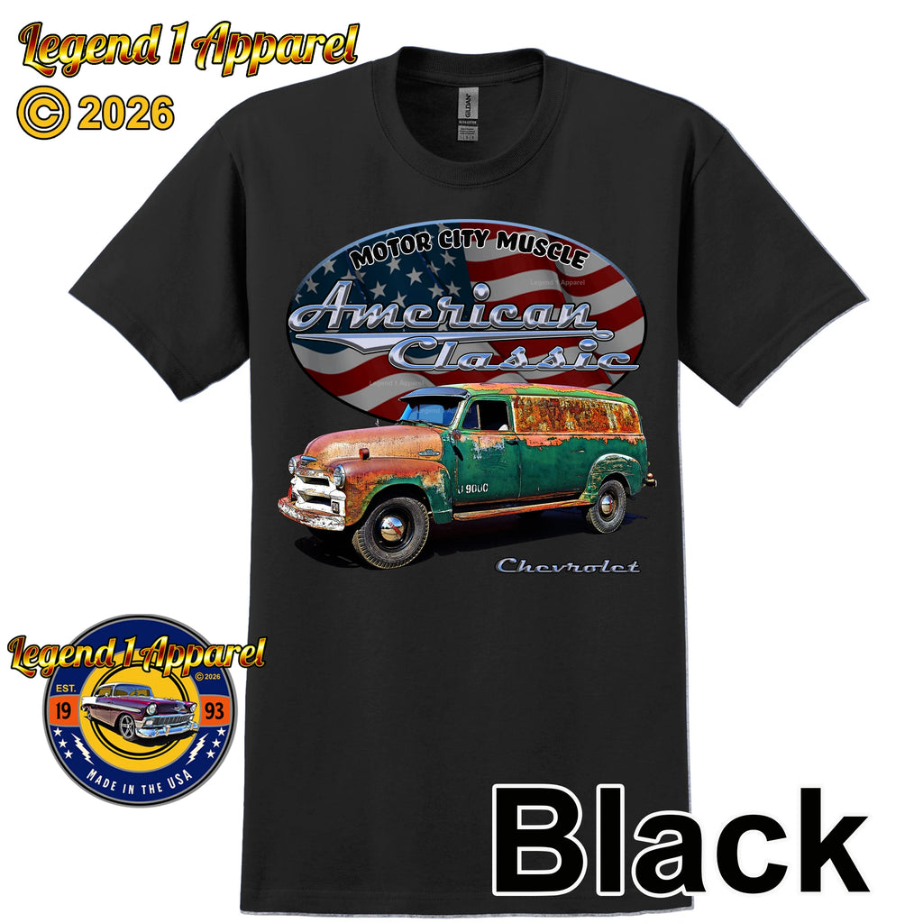 1956 Chevrolet Panel Truck - American Classic Muscle Truck T-shirt