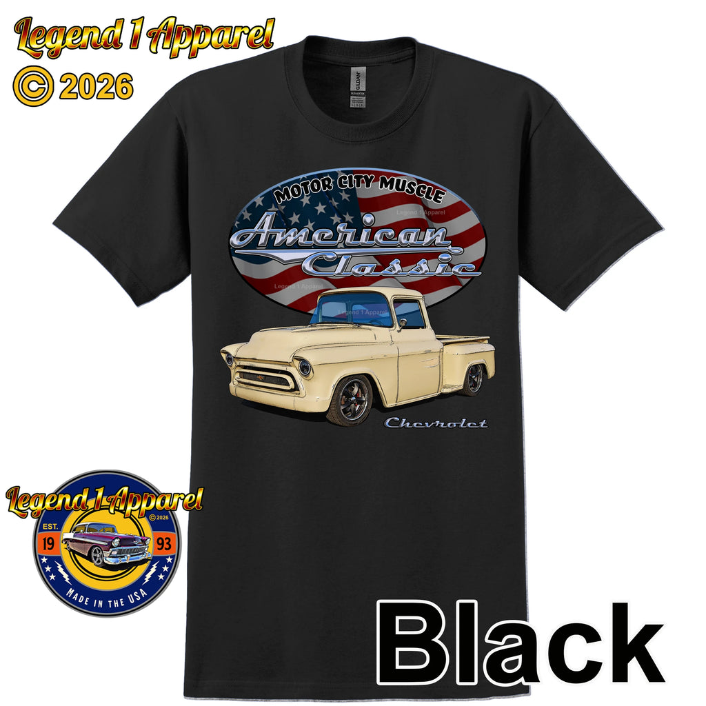 1957 Chevrolet Pick Up - American Classic Muscle Truck T-shirt