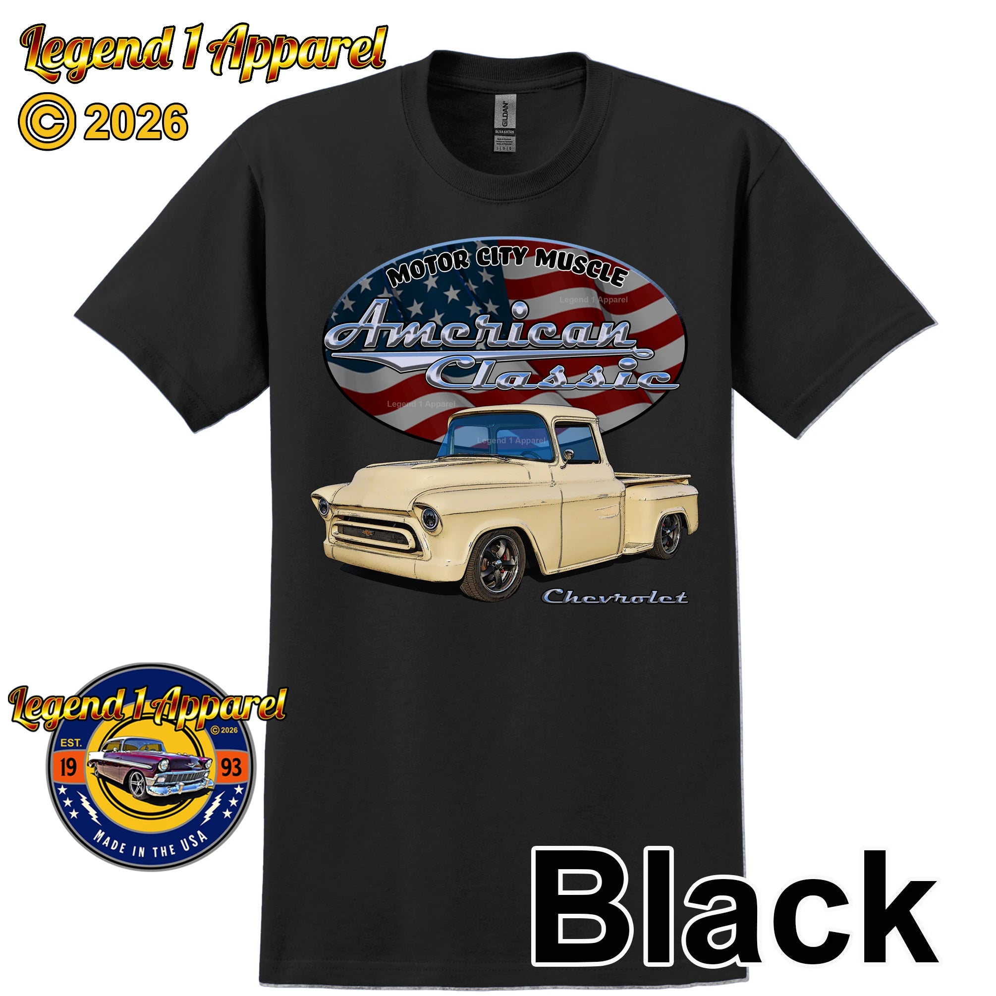 1957 Chevrolet Pick Up - American Classic Muscle Truck T-shirt