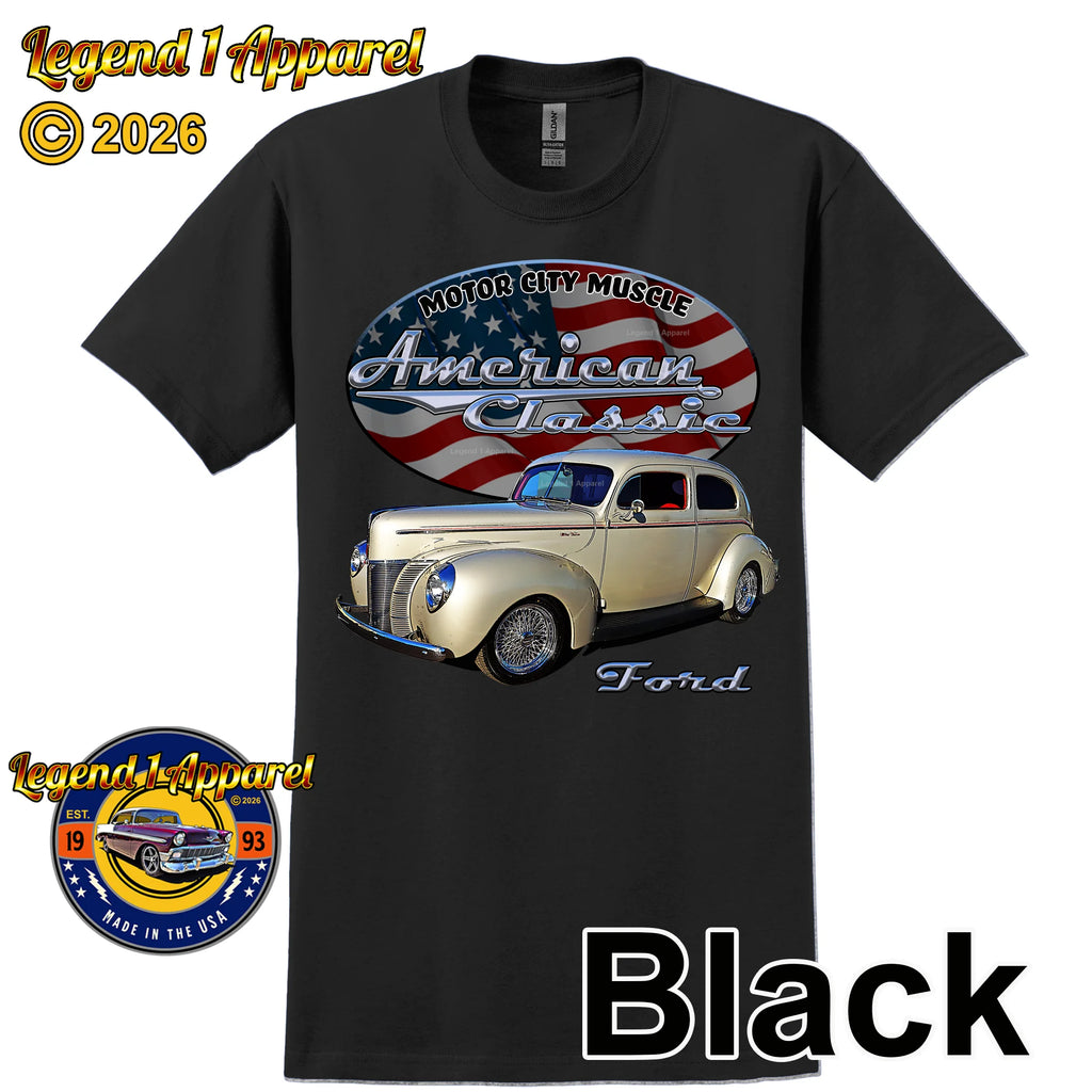 1940 Ford Coupe - American Classic Muscle Car T-shirt