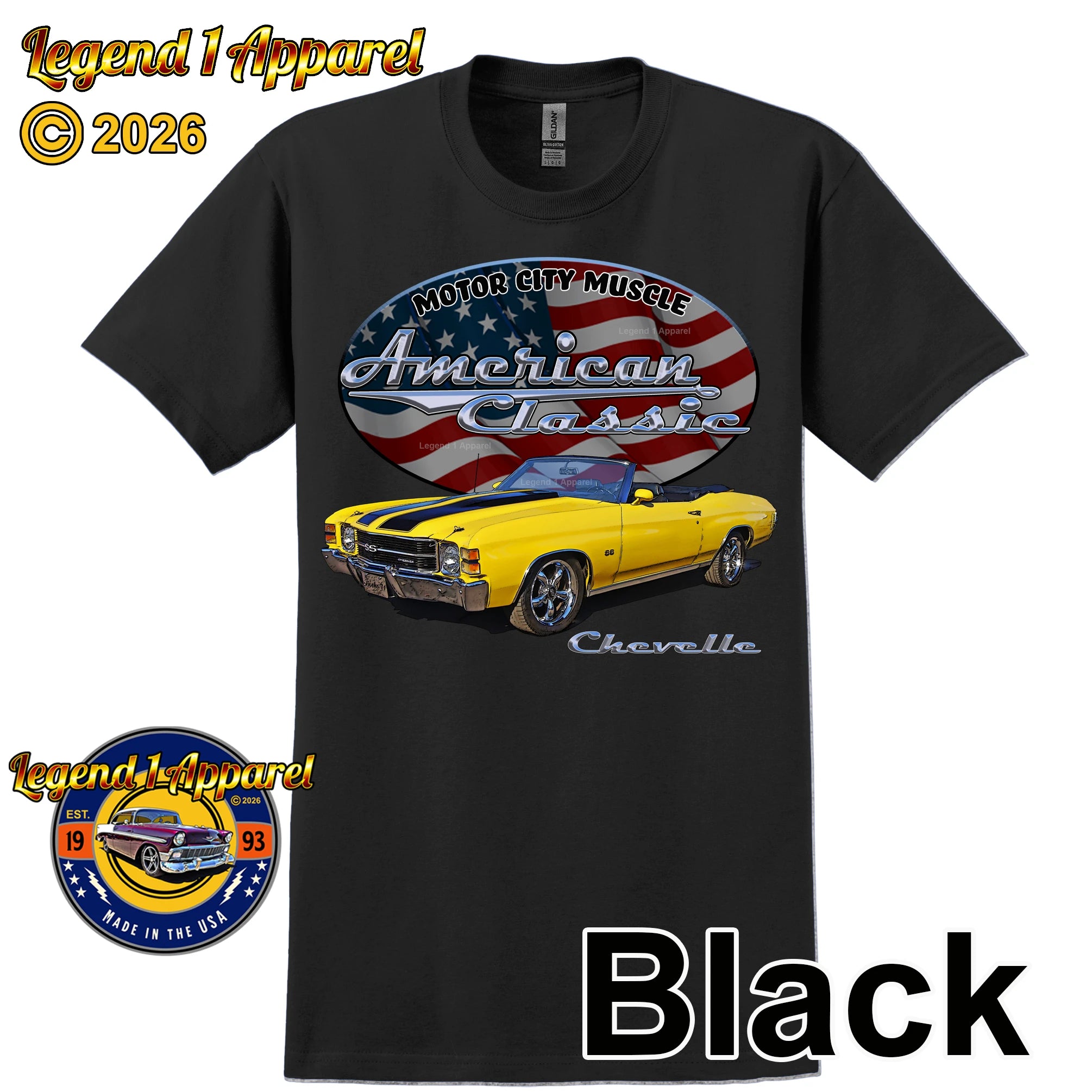 1971 Chevrolet Chevelle SS - American Classic Muscle Car T-shirt