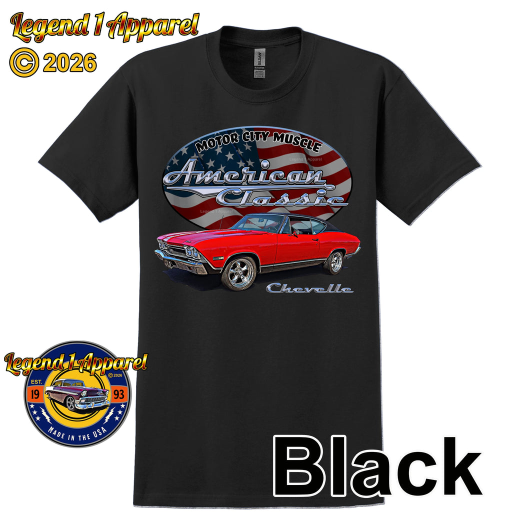 1968 Chevrolet Chevelle SS - American Classic Muscle Car T-shirt