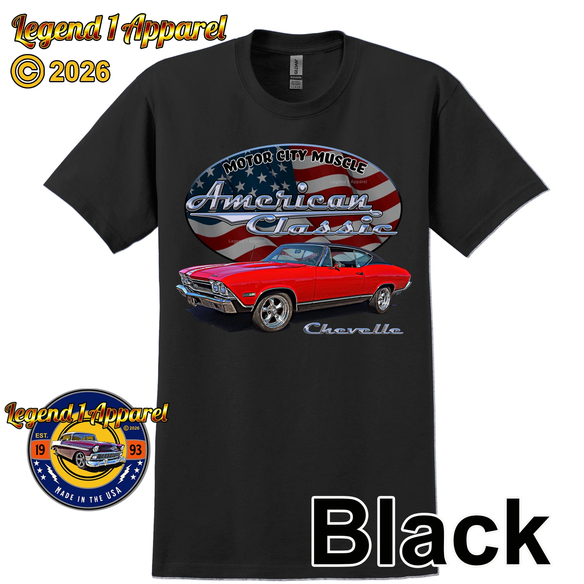 1968 Chevrolet Chevelle SS - American Classic Muscle Car T-shirt
