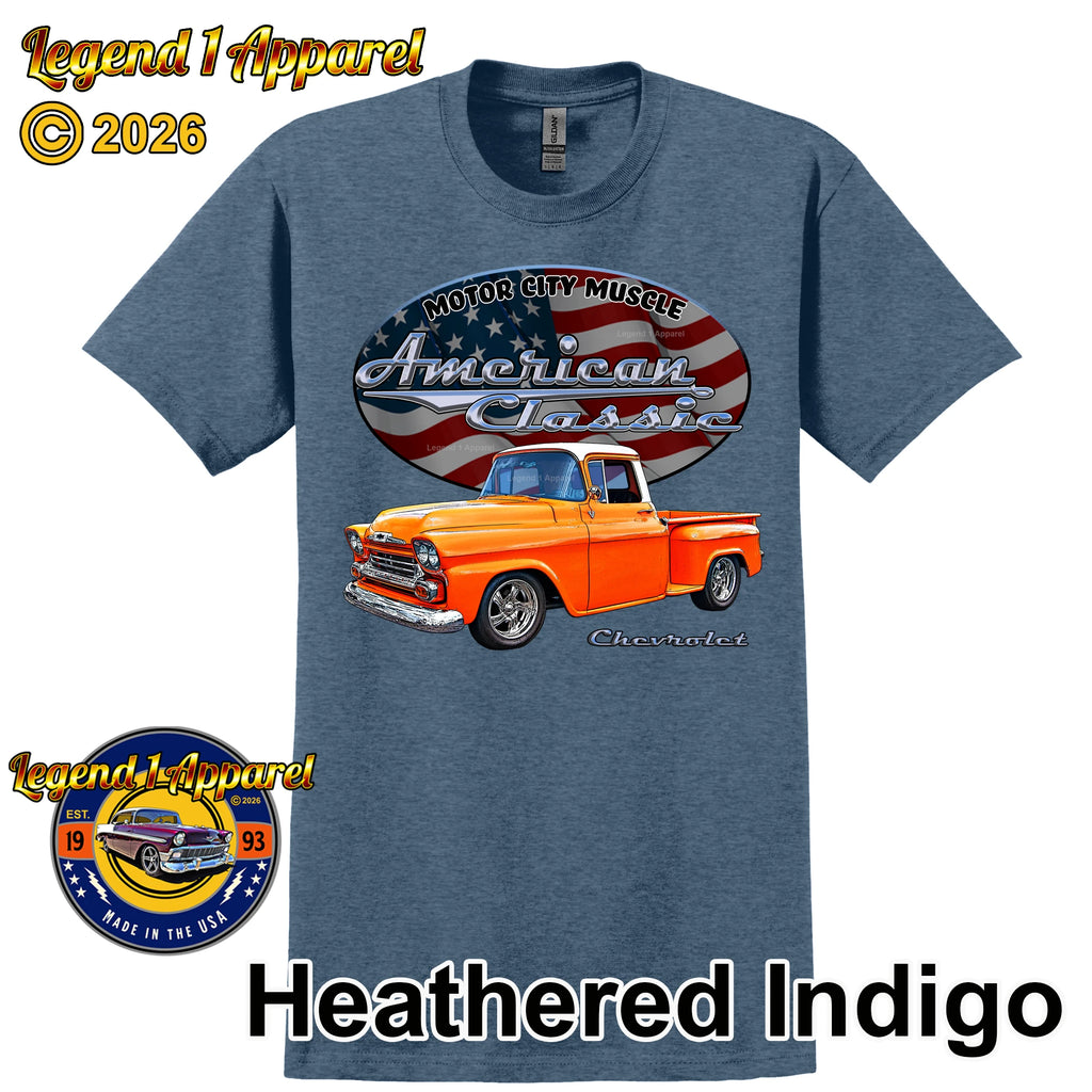 1958 Chevrolet Pick Up - American Classic Muscle Truck T-shirt