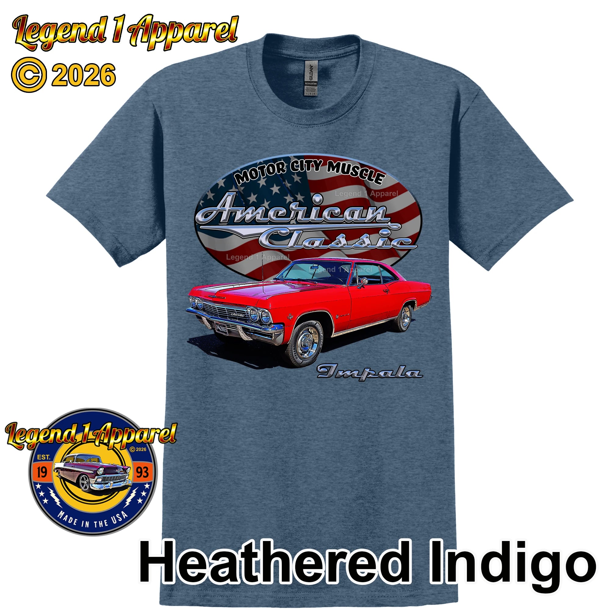 1965 Chevrolet Impala SS - American Classic Muscle Car T-shirt