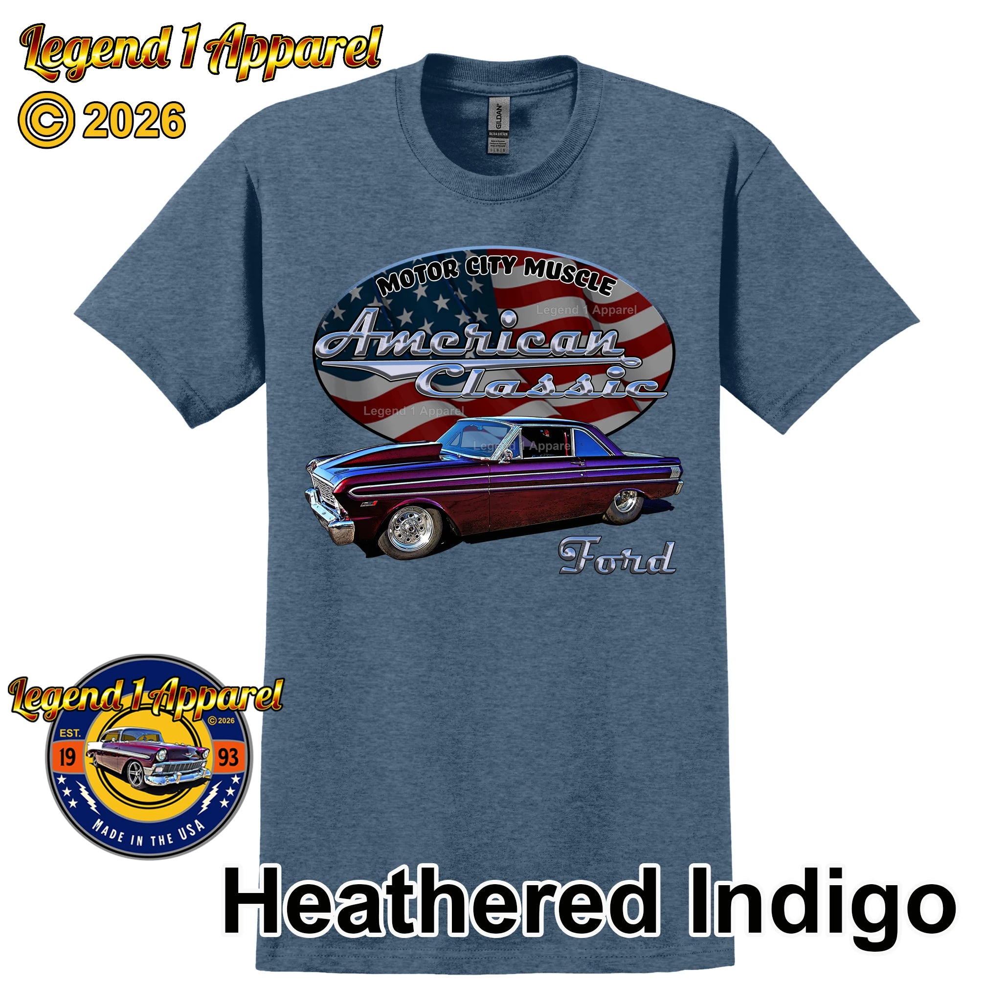 1964 Ford Falcon- American Classic Muscle Car T-shirt