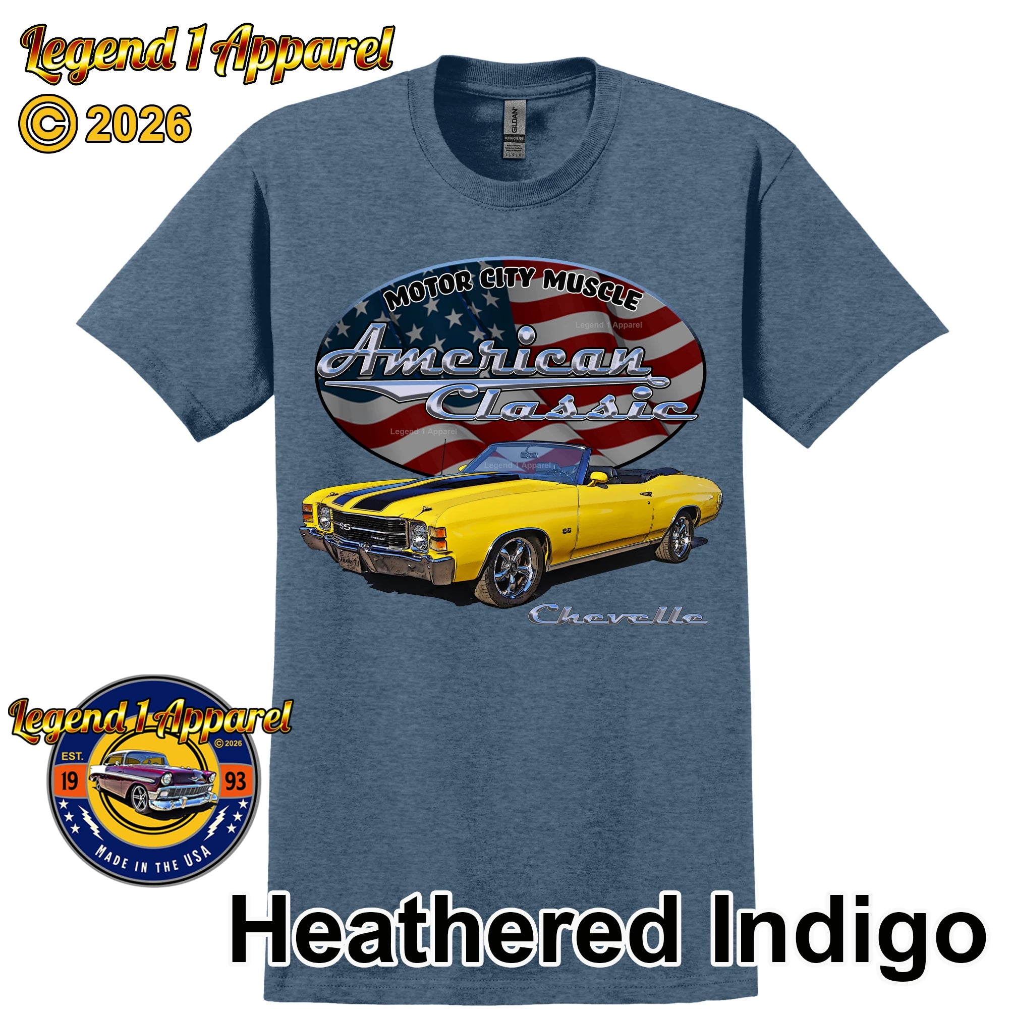 1971 Chevrolet Chevelle SS - American Classic Muscle Car T-shirt