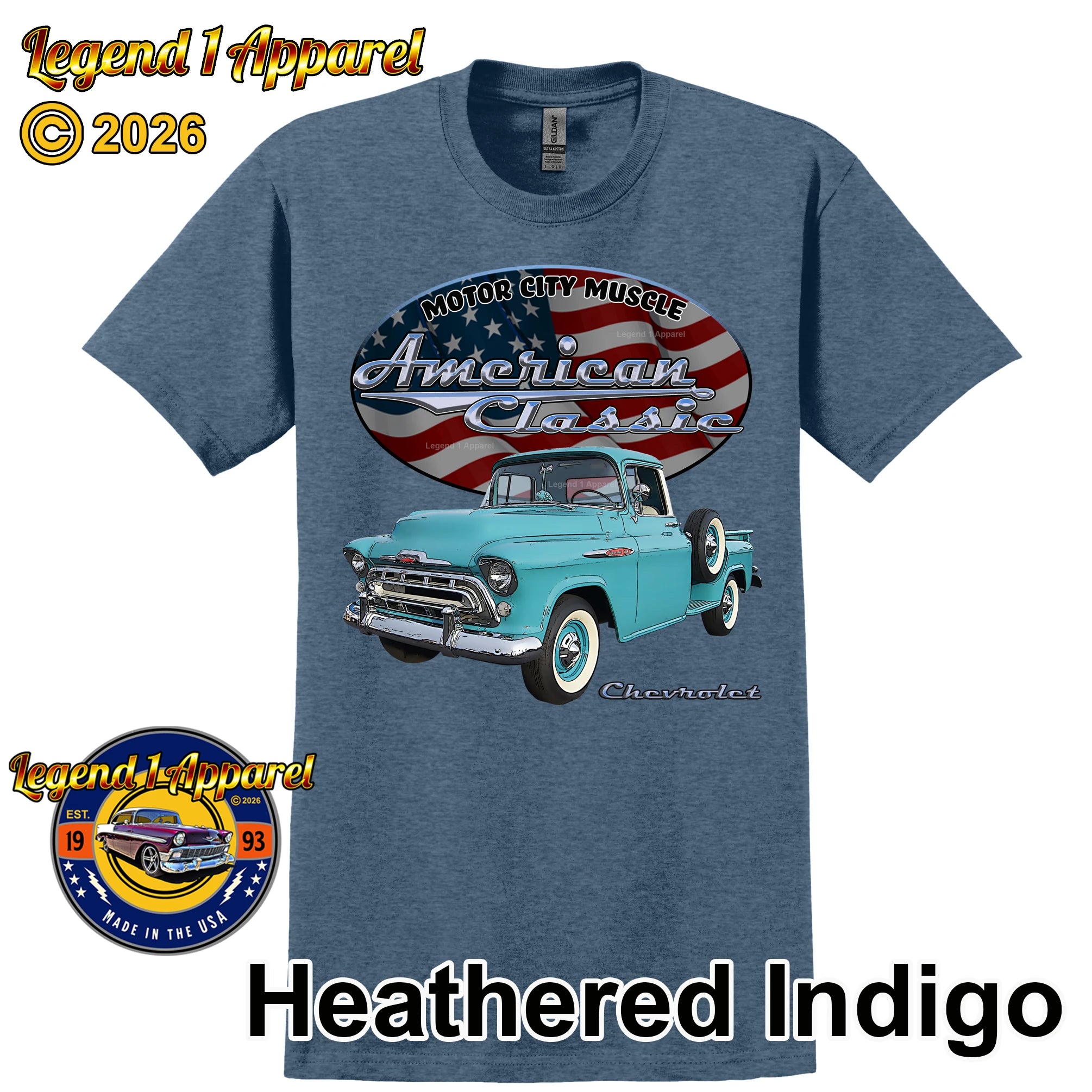 1957 Chevrolet Pick Up - American Classic Muscle Truck T-shirt