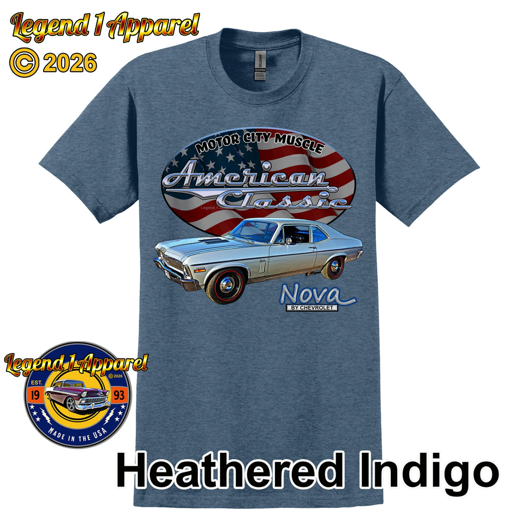 1970 Chevrolet Nova SS - American Classic Muscle Car T-shirt
