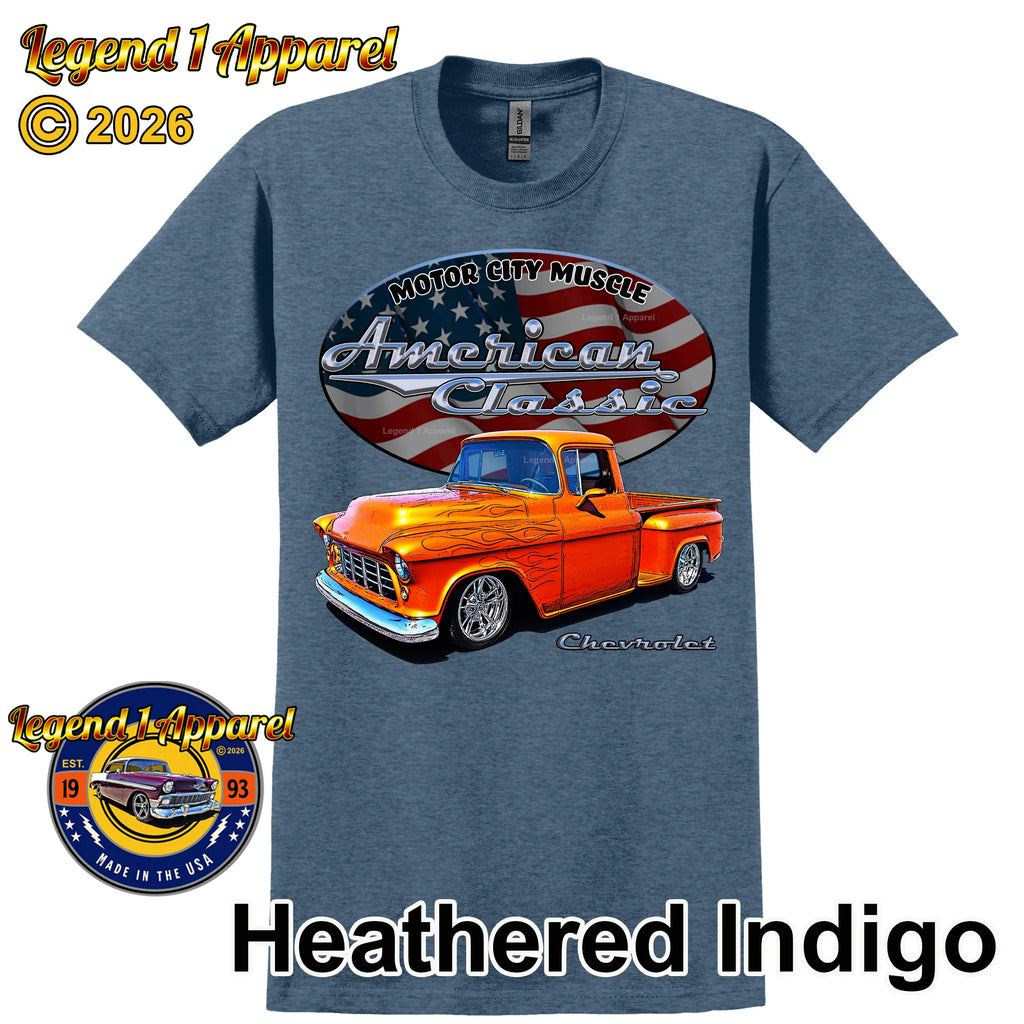 1955 Chevrolet Pick Up - American Classic Muscle Truck T-shirt