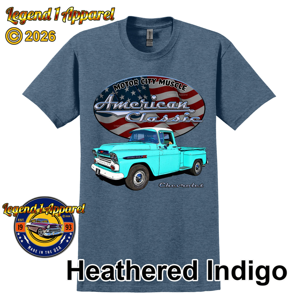 1959 Chevrolet Pick Up - American Classic Muscle Truck T-shirt