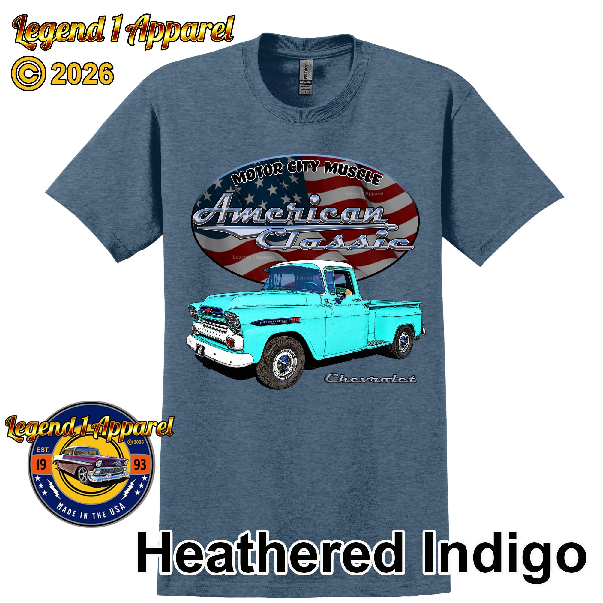 1959 Chevrolet Pick Up - American Classic Muscle Truck T-shirt