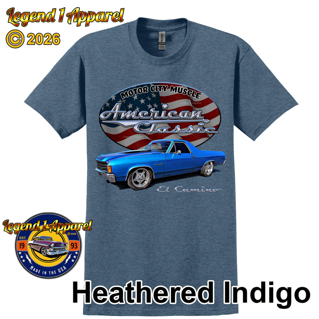 1972 Chevrolet El Camino - American Classic Muscle Truck T-shirt