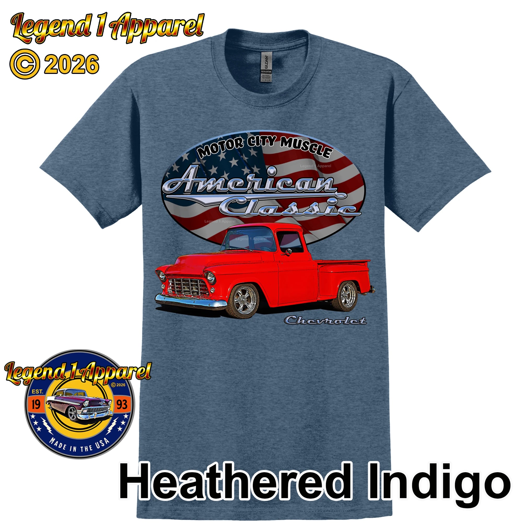 1956 Chevrolet Pick Up - American Classic Muscle Truck T-shirt