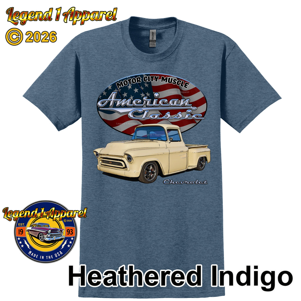 1957 Chevrolet Pick Up - American Classic Muscle Truck T-shirt