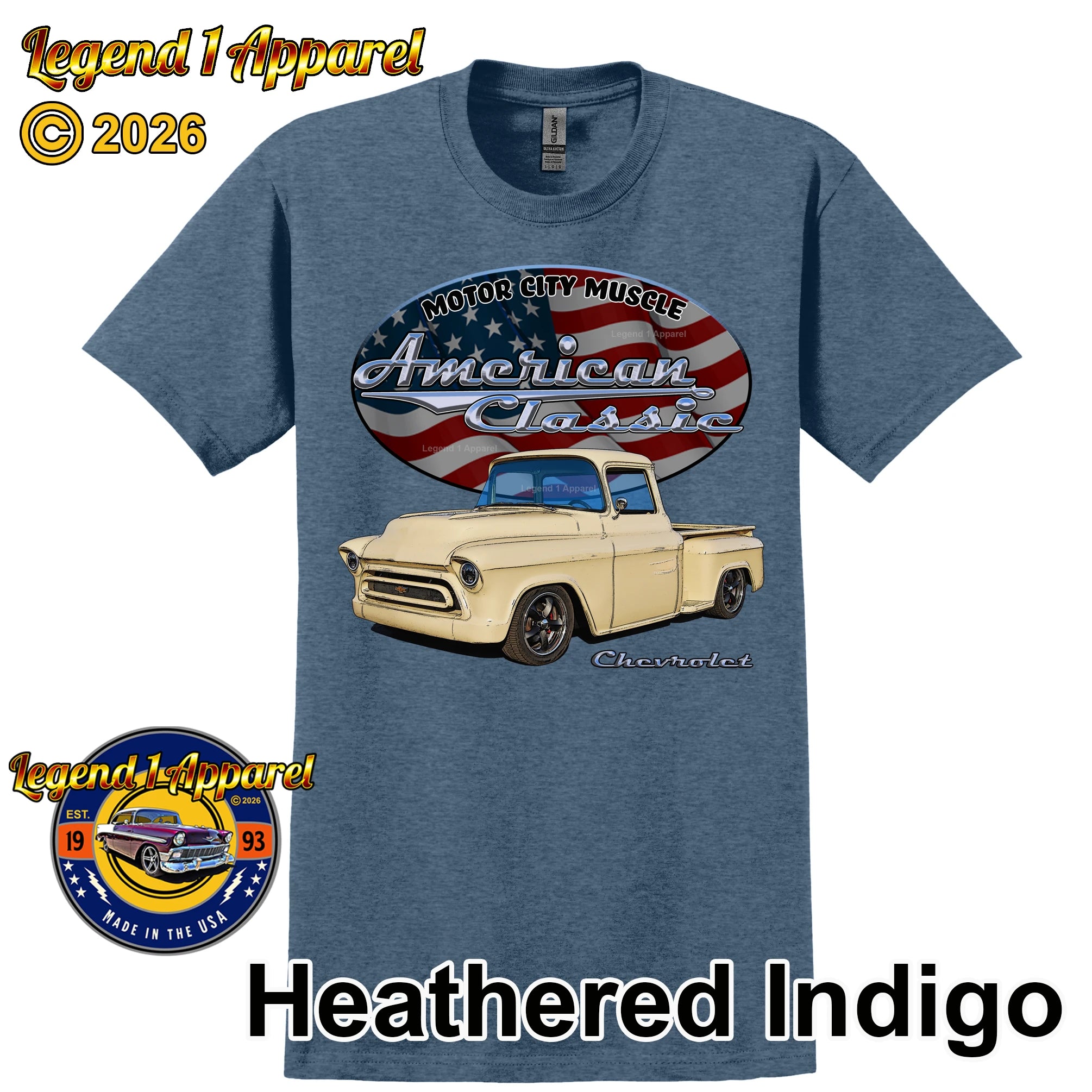 1957 Chevrolet Pick Up - American Classic Muscle Truck T-shirt