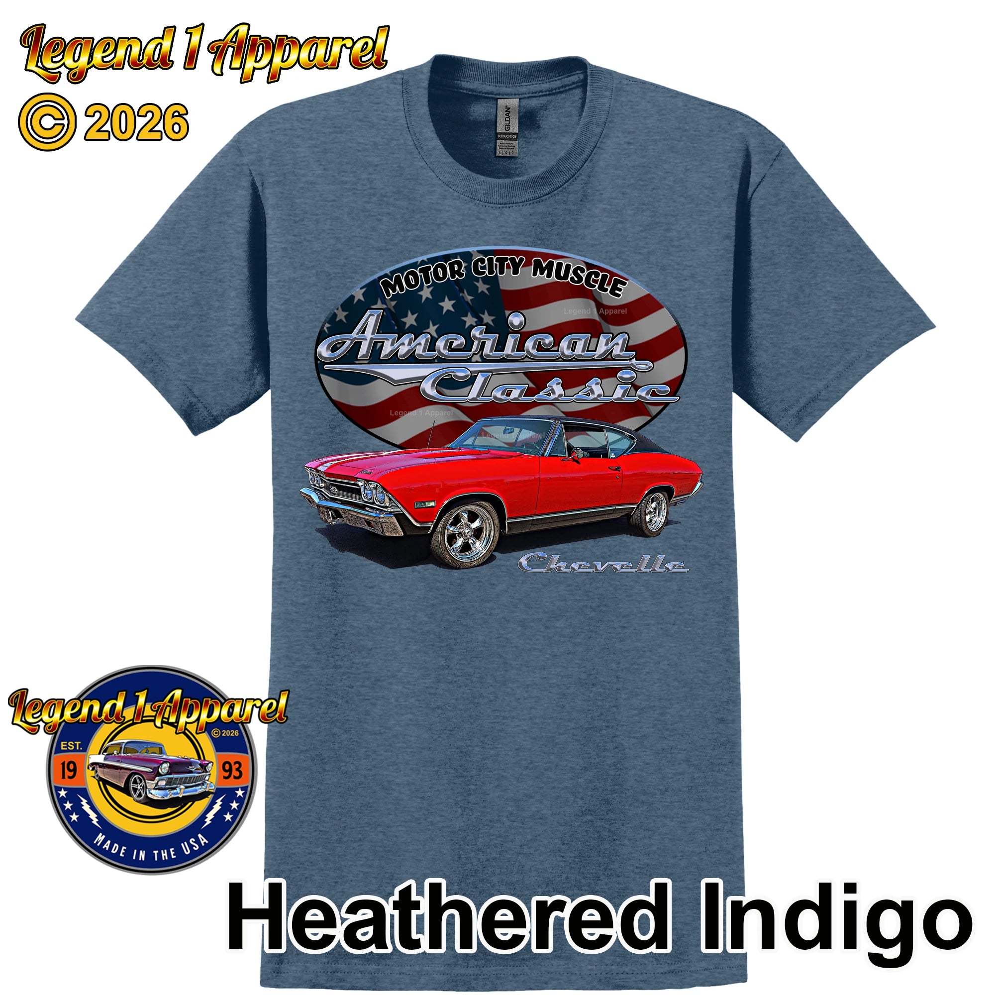 1968 Chevrolet Chevelle SS - American Classic Muscle Car T-shirt