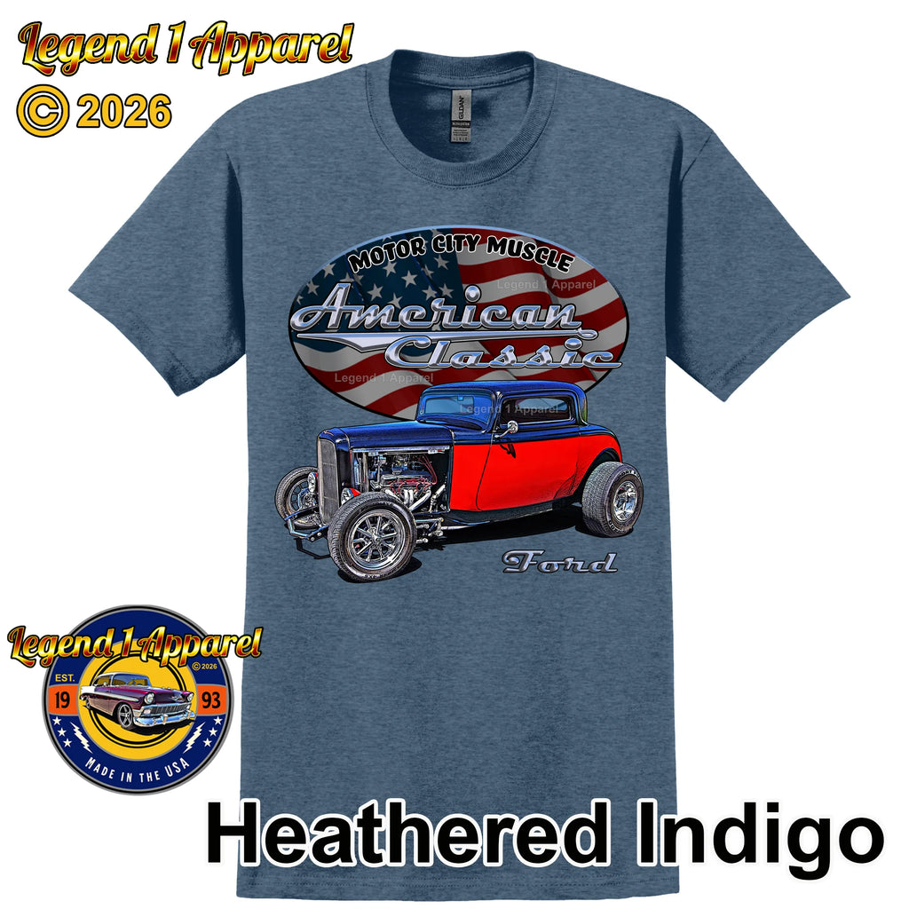1932 Ford Coupe - American Classic Muscle Car T-shirt