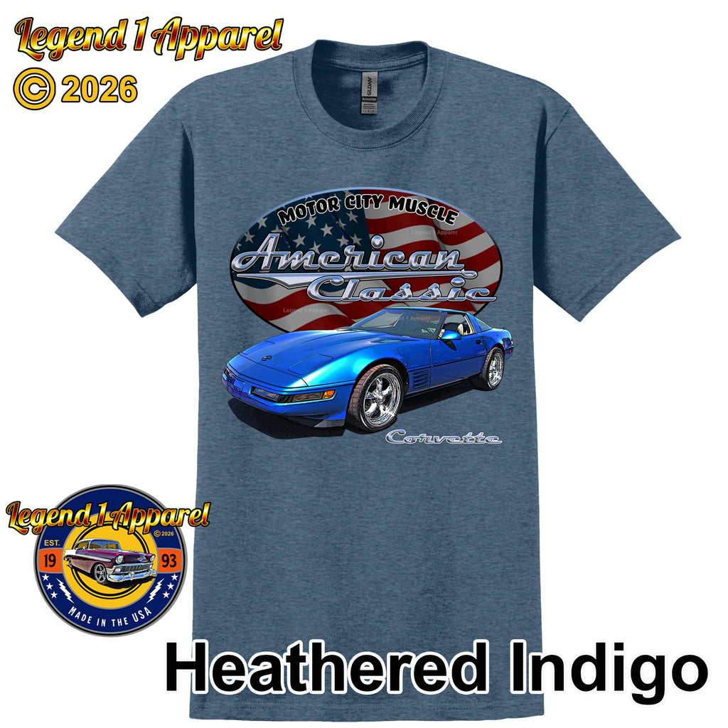 1992 Chevrolet C4 Corvette - American Classic Muscle Car T-shirt