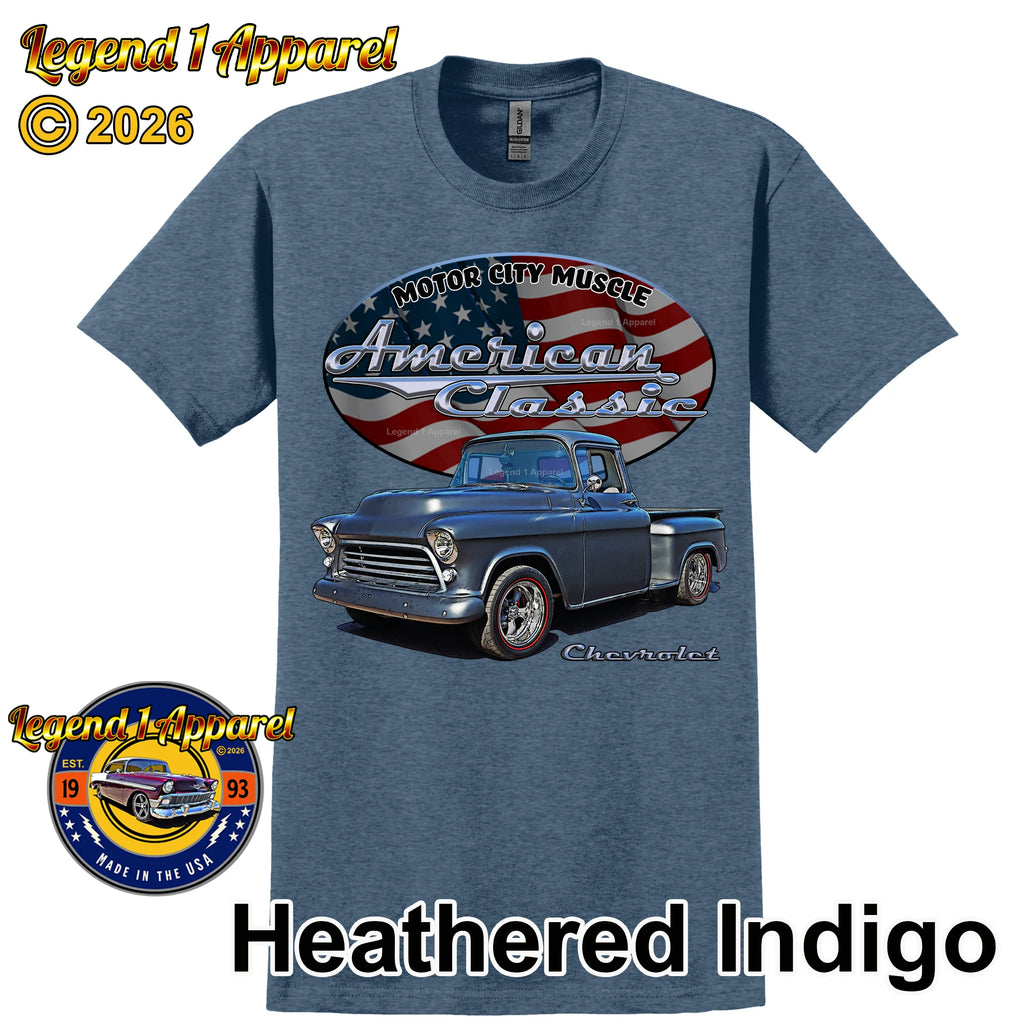 1955 Chevrolet Pick Up - American Classic Muscle Truck T-shirt