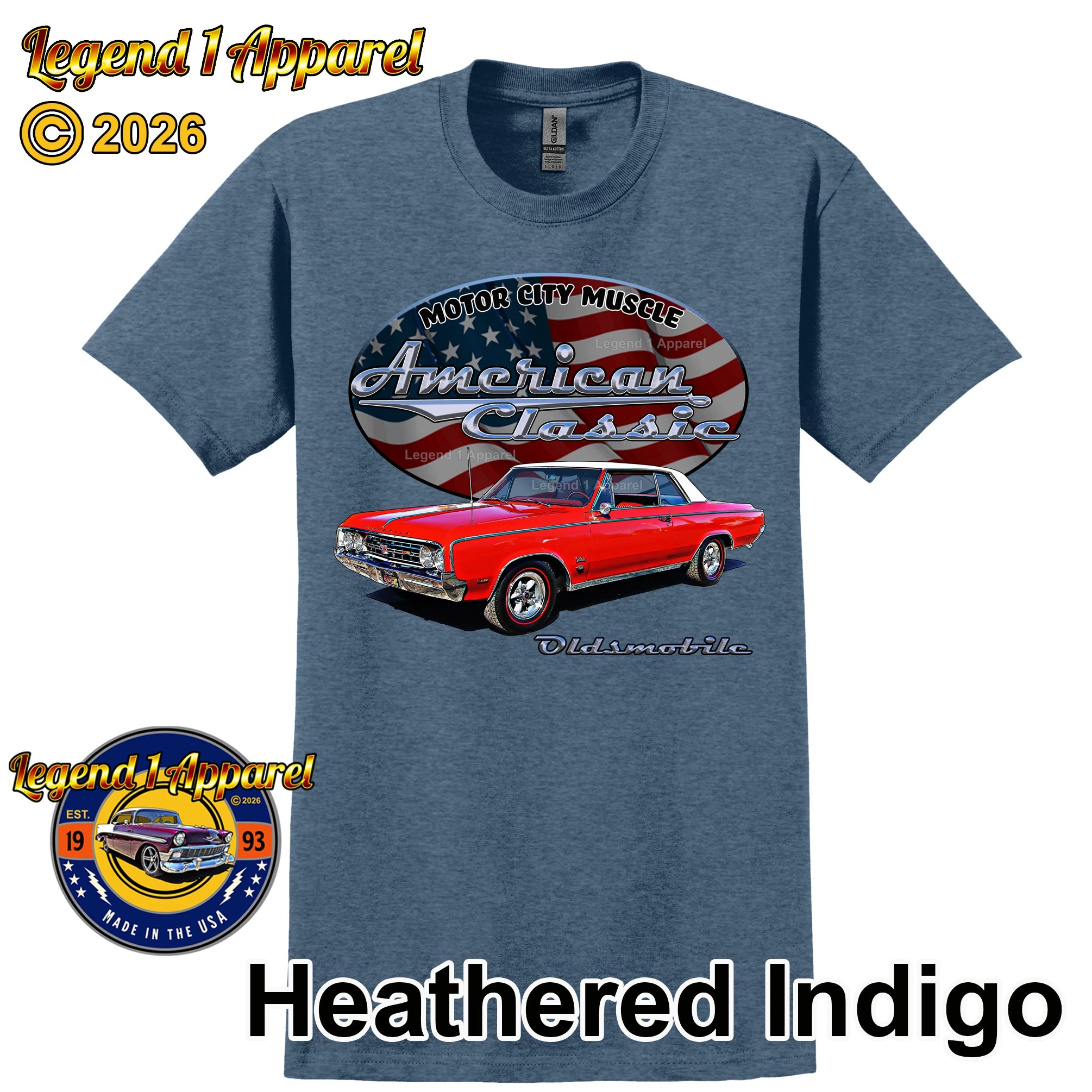 1964 Oldsmobile Cutlass 442 - American Classic Muscle Car T-shirt