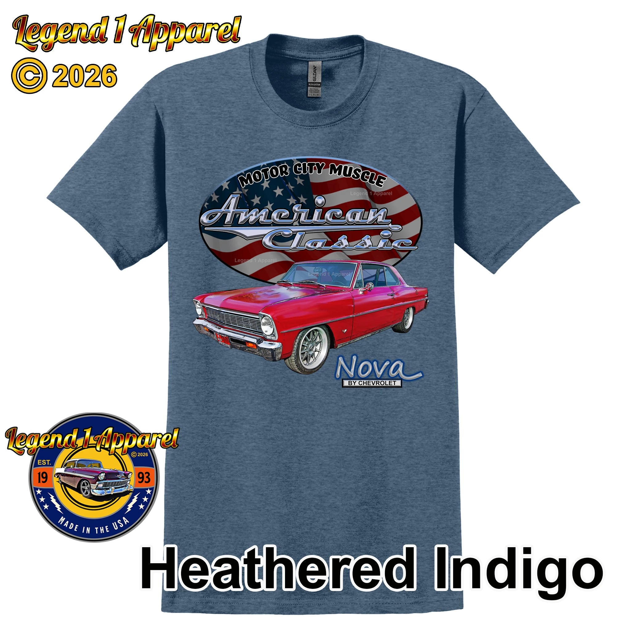 1966 Chevrolet Nova SS - American Classic Muscle Car T-shirt