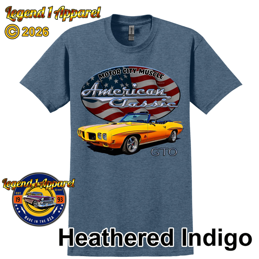 1970 Pontiac Judge GTO - American Classic Muscle Car T-shirt