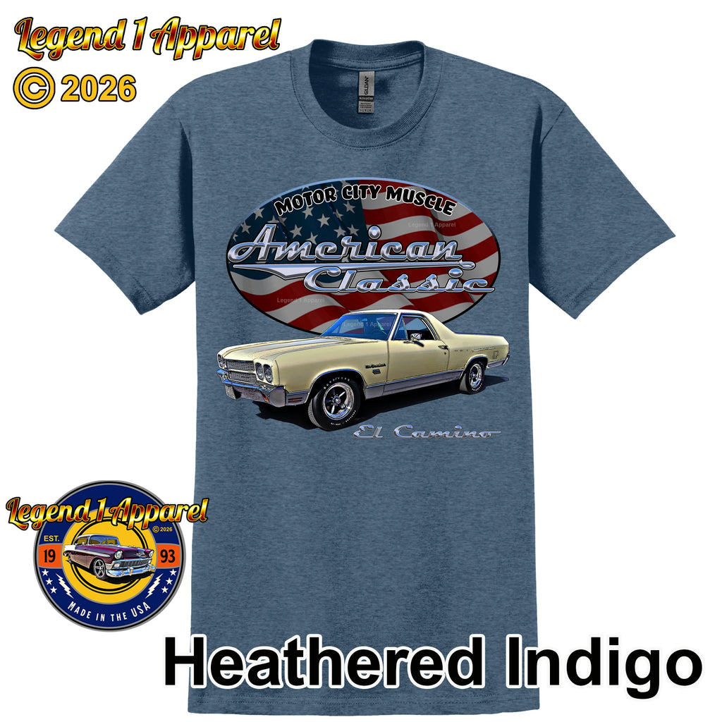 1970 Chevrolet El Camino - American Classic Muscle Truck T-shirt