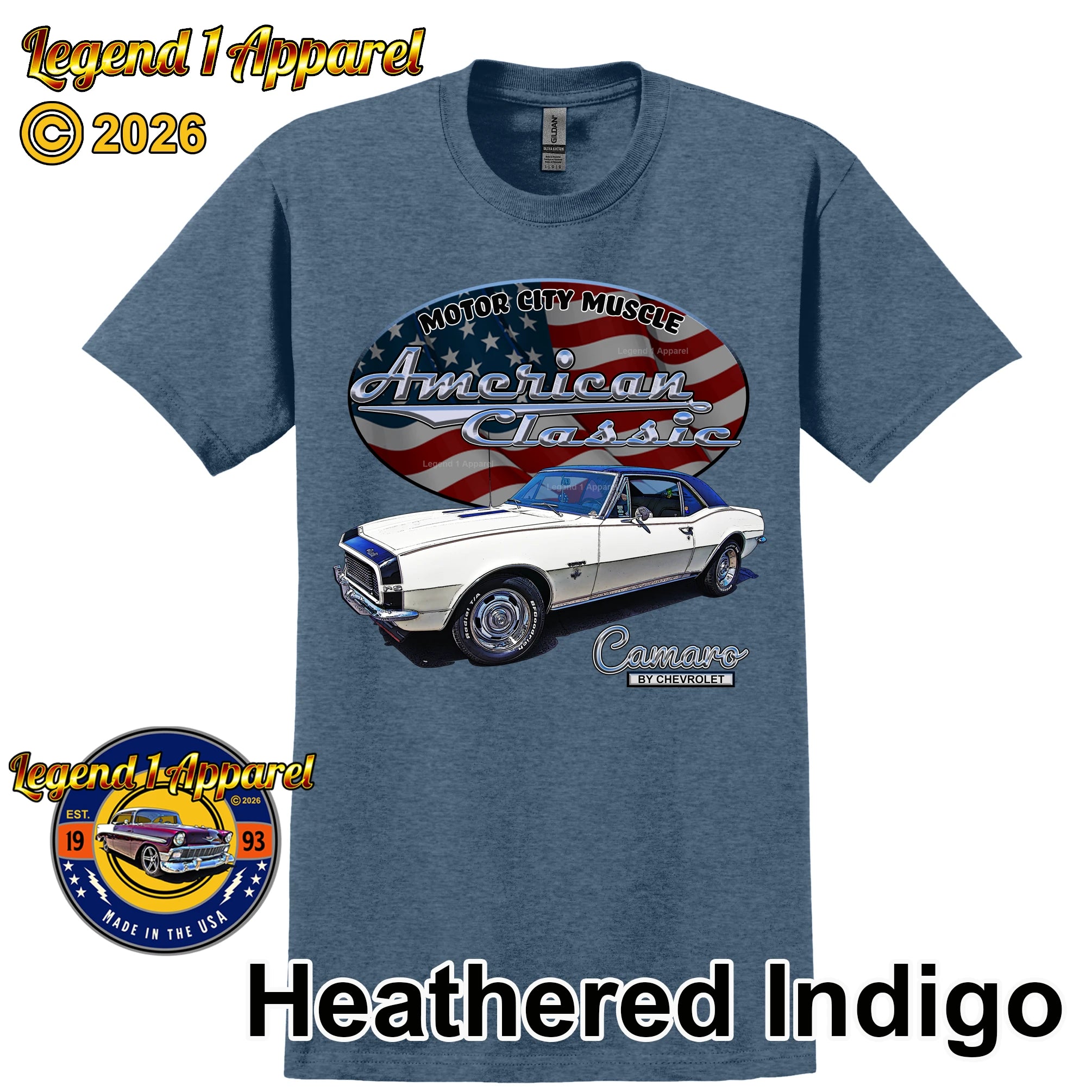 1967 Chevrolet Camaro - American Classic Muscle Car T-shirt