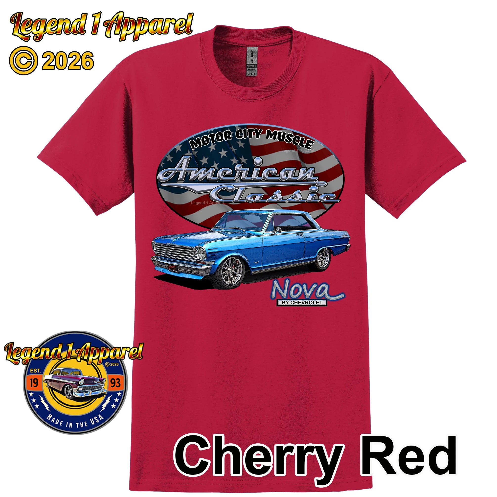 1963 Chevrolet Nova SS - American Classic Muscle Car T-shirt