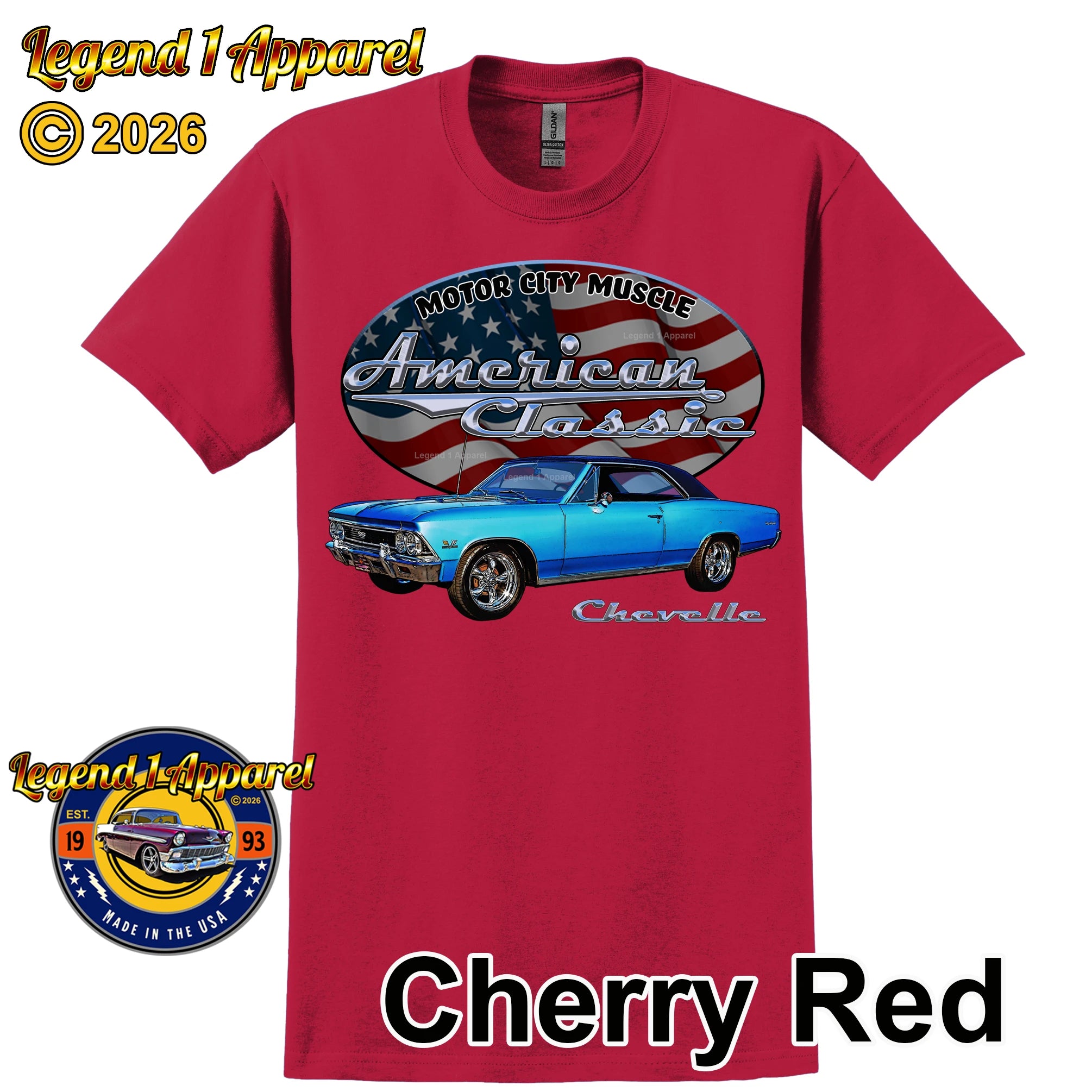 1966 Chevrolet Chevelle SS - American Classic Muscle Car T-shirt