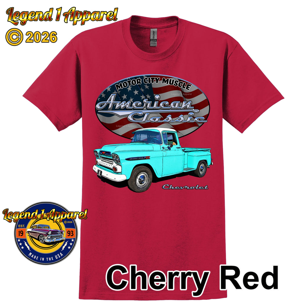 1959 Chevrolet Pick Up - American Classic Muscle Truck T-shirt