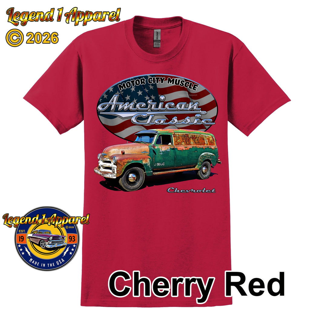 1956 Chevrolet Panel Truck - American Classic Muscle Truck T-shirt