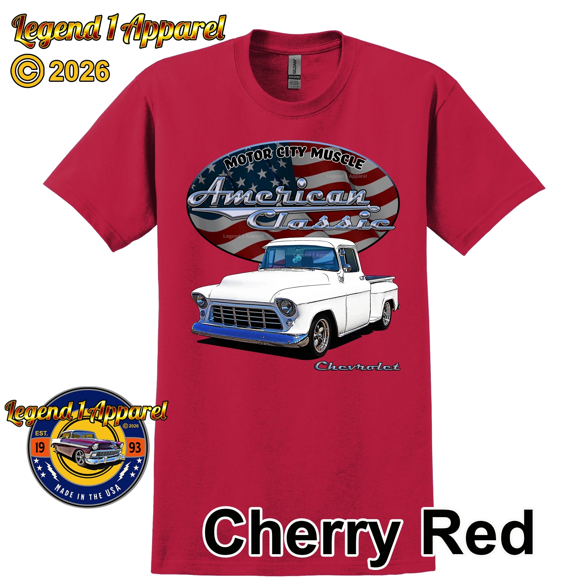 1957 Chevrolet Pick Up - American Classic Muscle Truck T-shirt