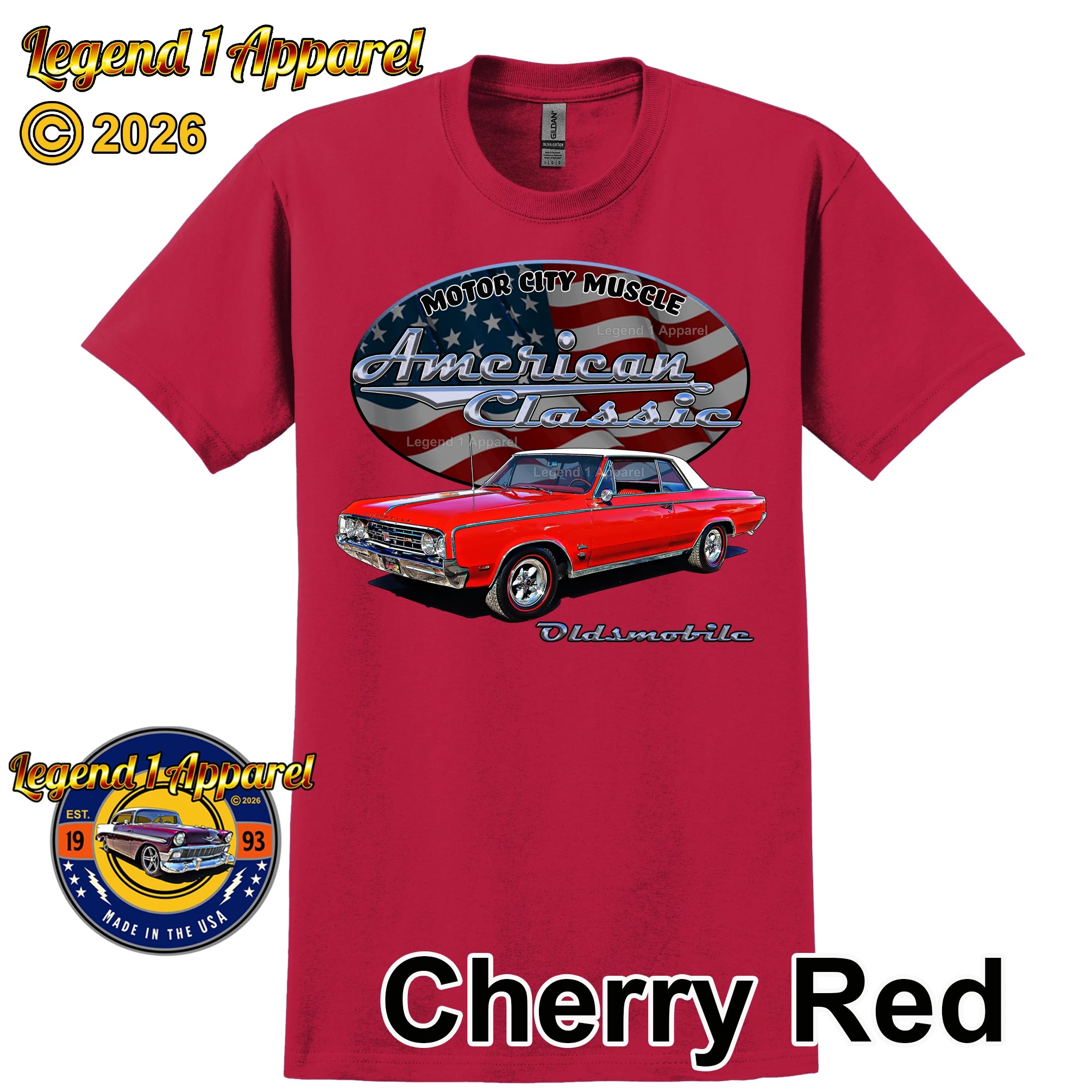 1964 Oldsmobile Cutlass 442 - American Classic Muscle Car T-shirt