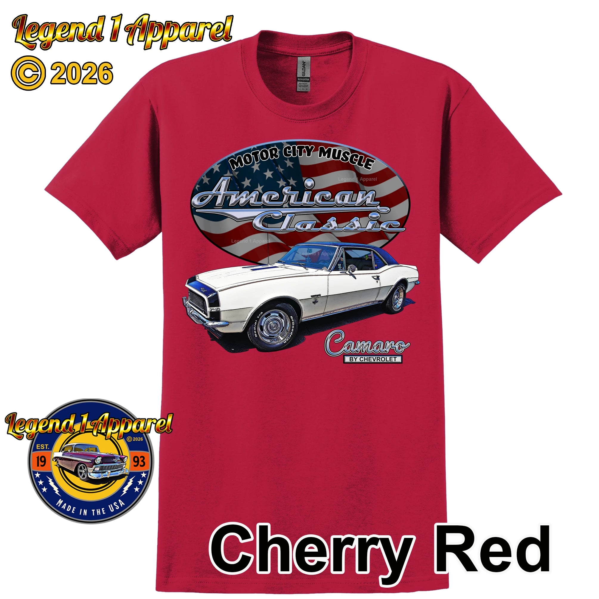 1967 Chevrolet Camaro - American Classic Muscle Car T-shirt