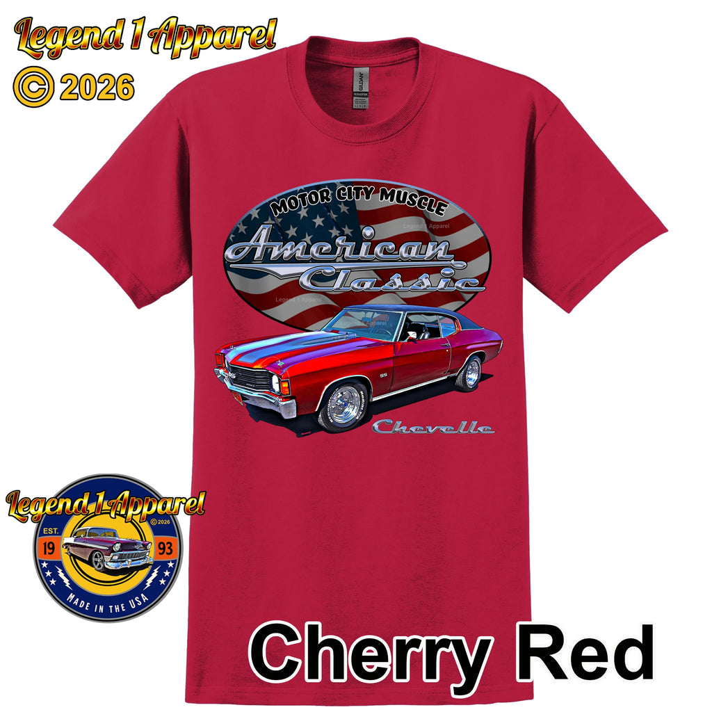 1972 Chevrolet Chevelle SS - American Classic Muscle Car T-shirt